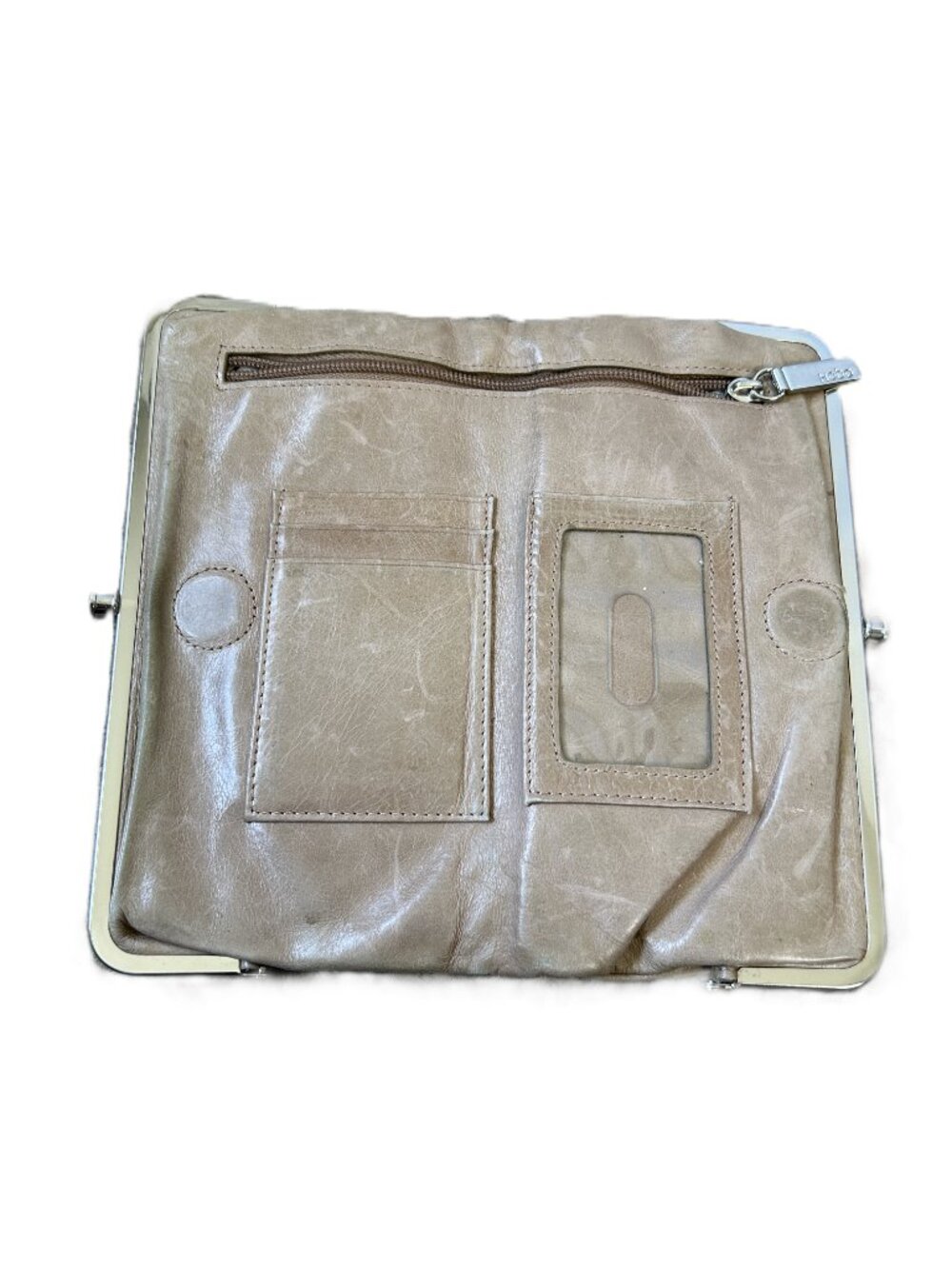 HOBO LAUREN WALLET/CLUTCH Leather Tan (Flaw)